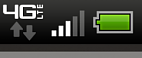 Image du mode 4G (LTE) sur un mobile Android