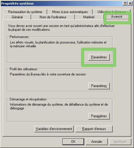 Etape 5 Windows XP